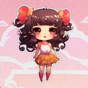 Cute Gacha Life Cute girl wearing a stylish White and Yellow outfit with Brown Hair Color, showcasing the latest trends in Gacha Club. Explore more with Gacha Heat, Gacha Nox, and download the Gacha Mod Apk. Don't miss out on the best Gacha Life Outfit ideas, only on Gacha Heat